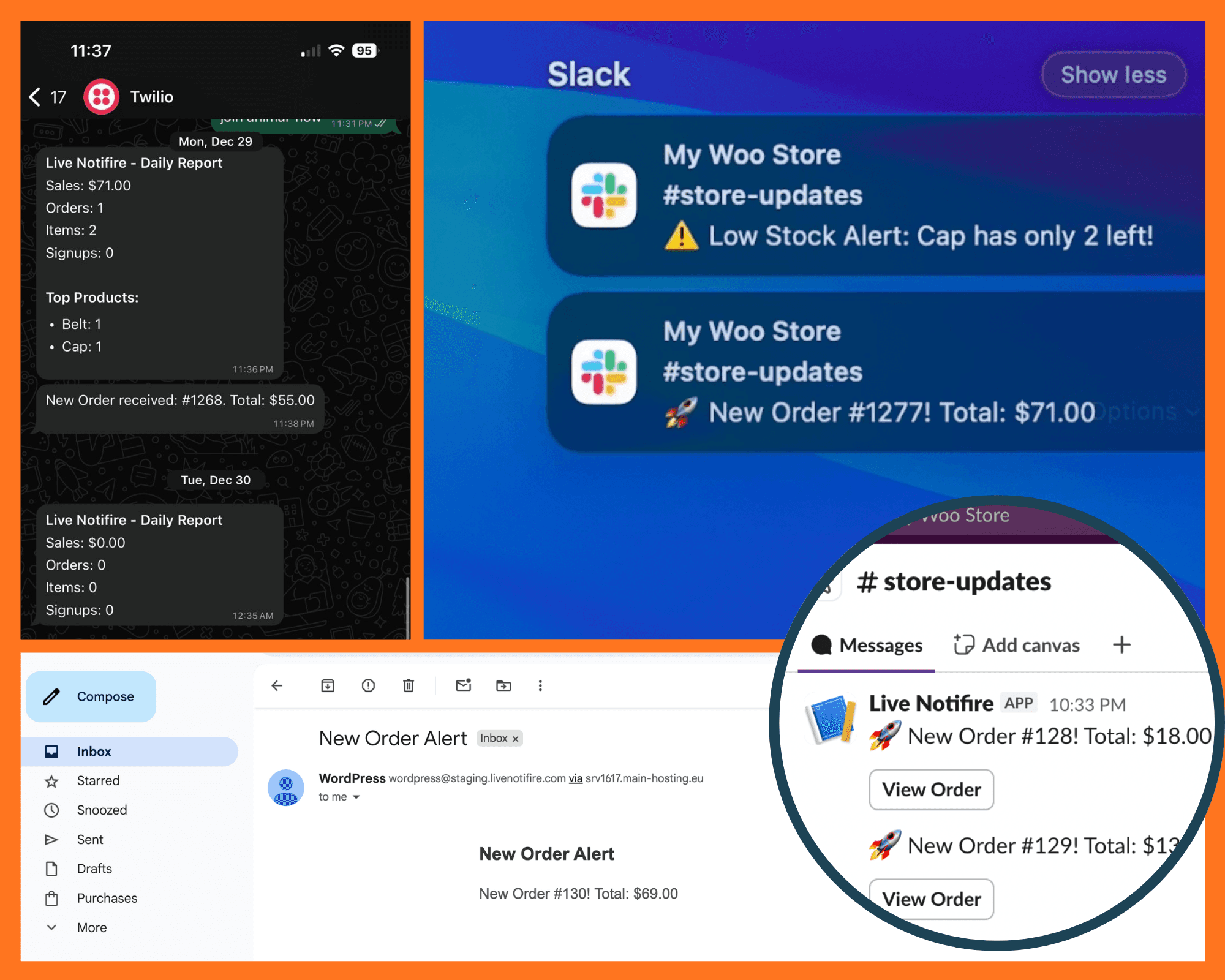 LiveNotifire Notifications